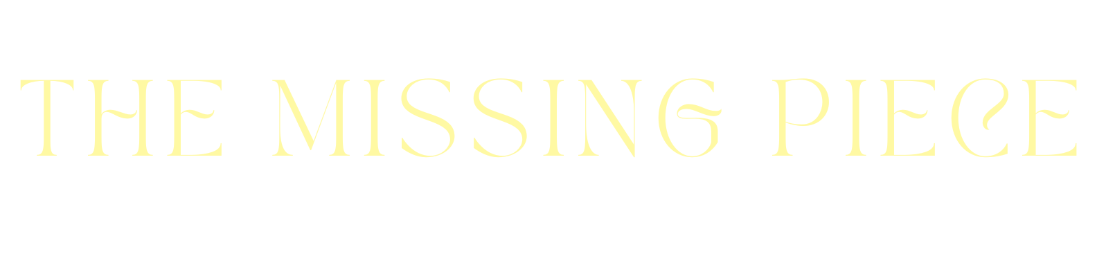 THE MISSING PIECE TITLE